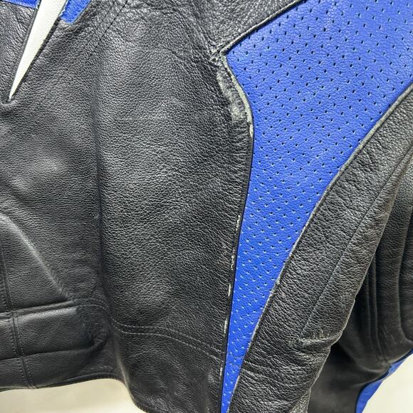 Rare Vintage Hein Gericke Leather Motorbike Jacket Size 52 Mens - Picture 15 of 16